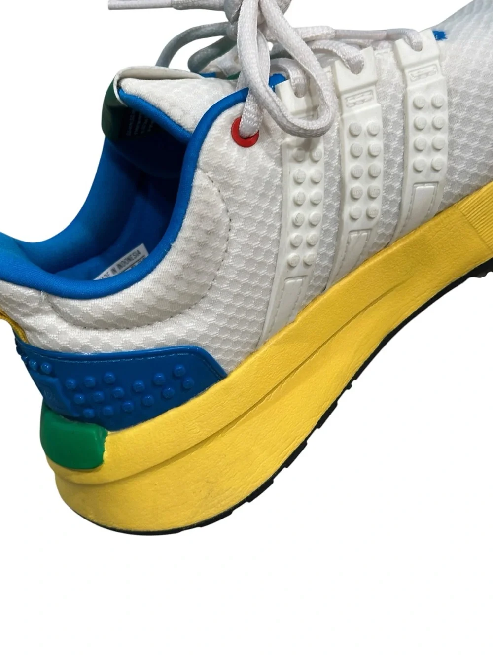 Adidas Men's Racer TR21 Lego Running White/ Multicolor Preowned great condition
